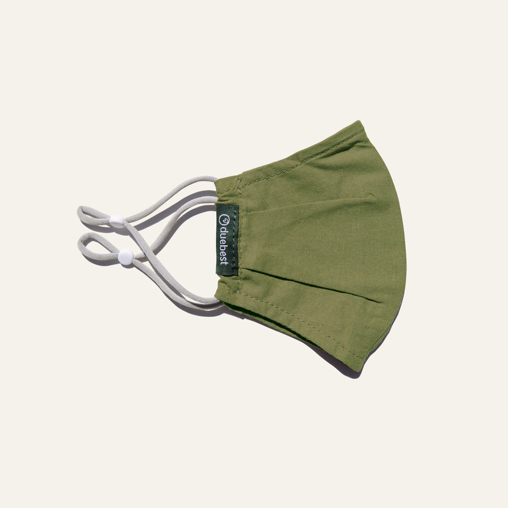 Duebest Olive Green Reusable Face Mask