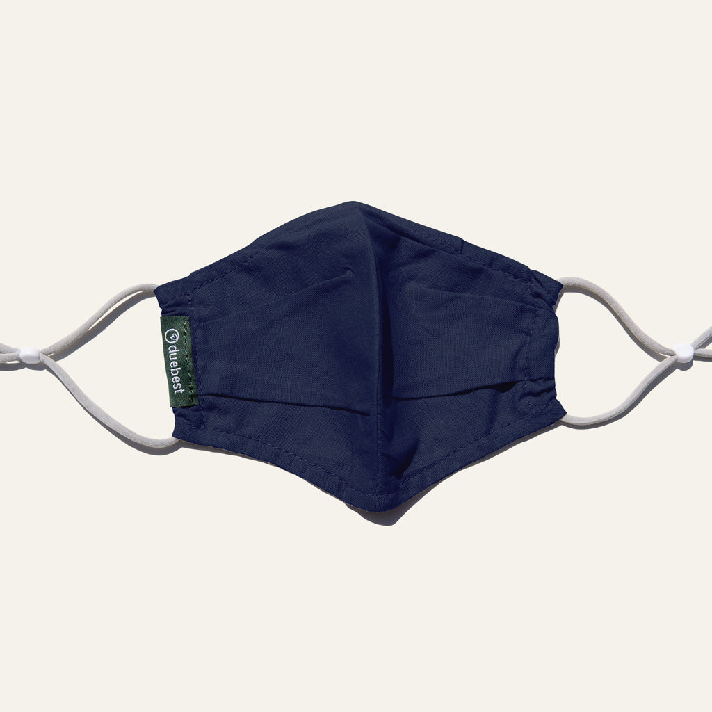 Duebest Navy Blue Reusable Face Mask