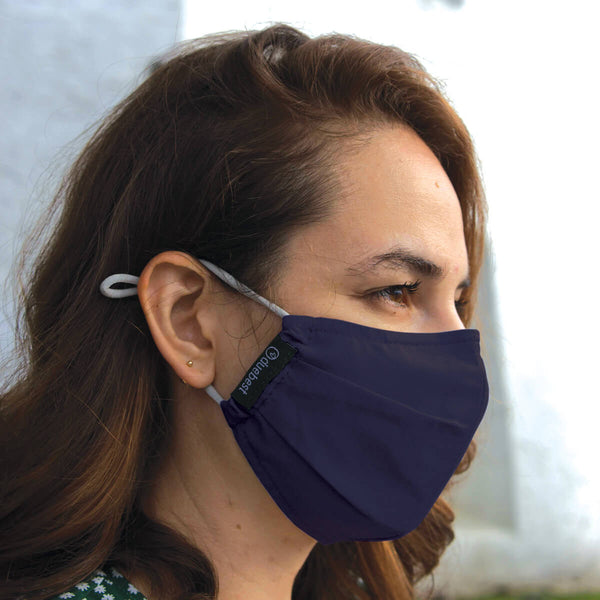Duebest Navy Blue Reusable Face Mask