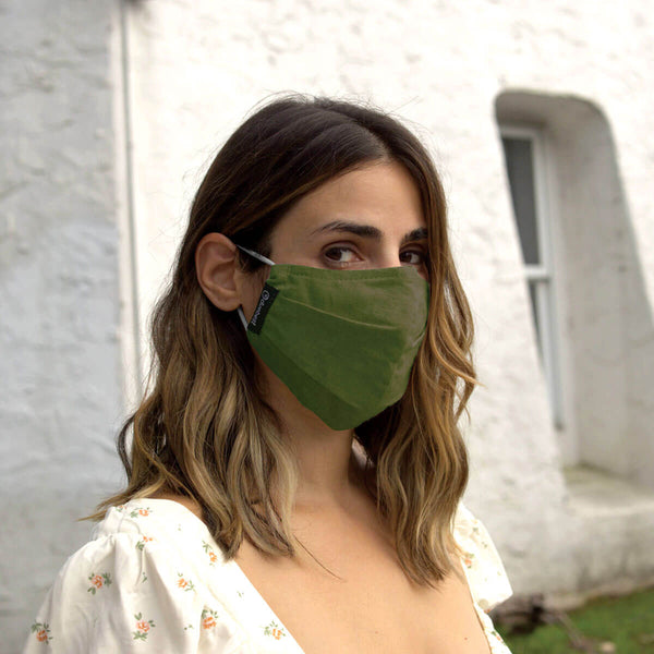 Duebest Olive Green Reusable Face Mask